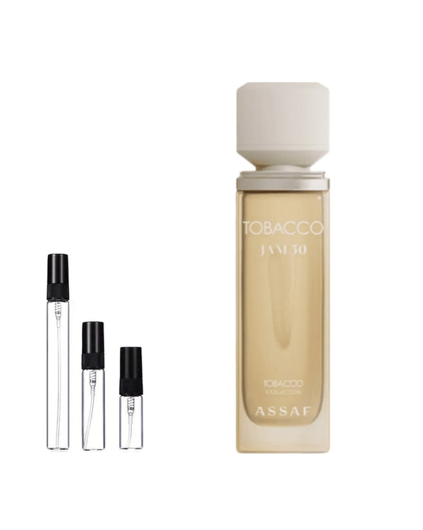 Assaf Tobacco Jam 50 sample – decant in glazen sprayflesje (2, 5 of 10 ml)