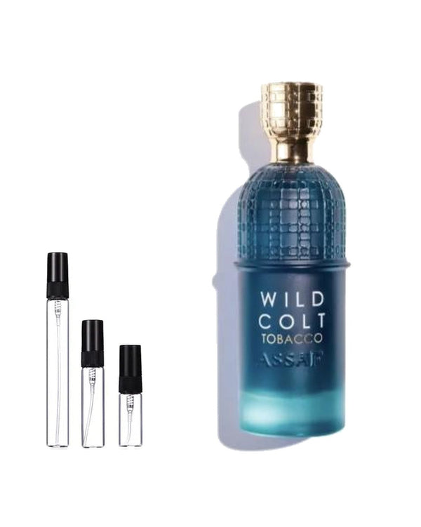 Assaf Wild Colt Tobacco sample – decant in glazen sprayflesje (2, 5 of 10 ml)