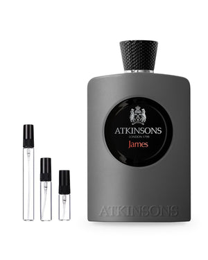 Atkinsons James sample – decant in glazen sprayflesje (2, 5 of 10 ml)