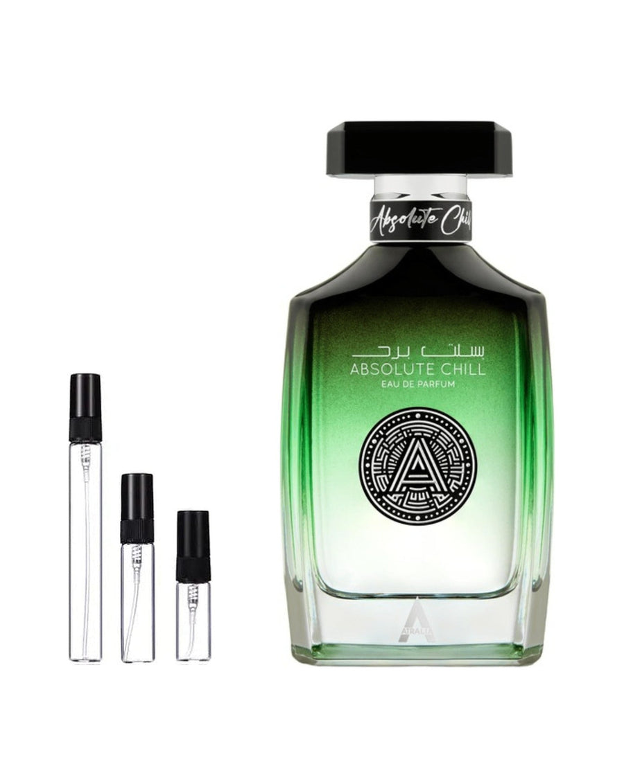 Atralia Absolute Chill sample – decant in glazen sprayflesje (2, 5 of 10 ml)