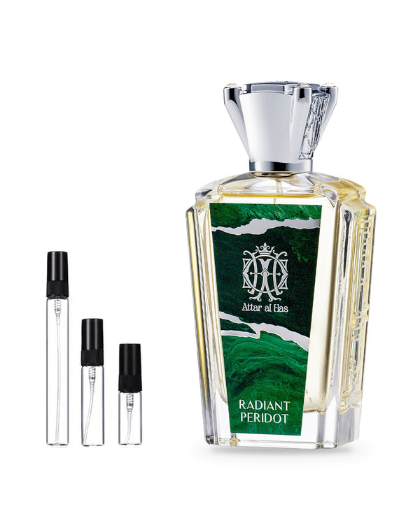 Attar Al Has Radiant Peridot sample – decant in glazen sprayflesje (2, 5 of 10 ml)