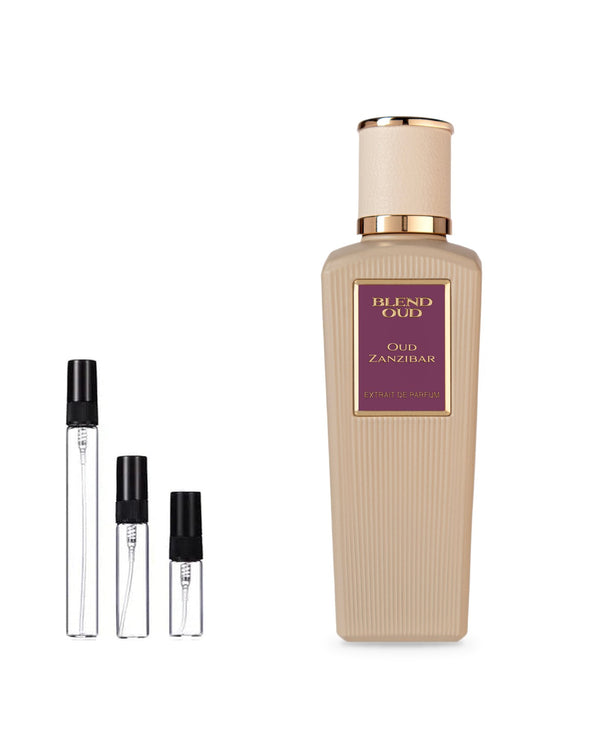 Blend Oud Oud Zanzibar sample – decant in glazen sprayflesje (2, 5 of 10 ml)