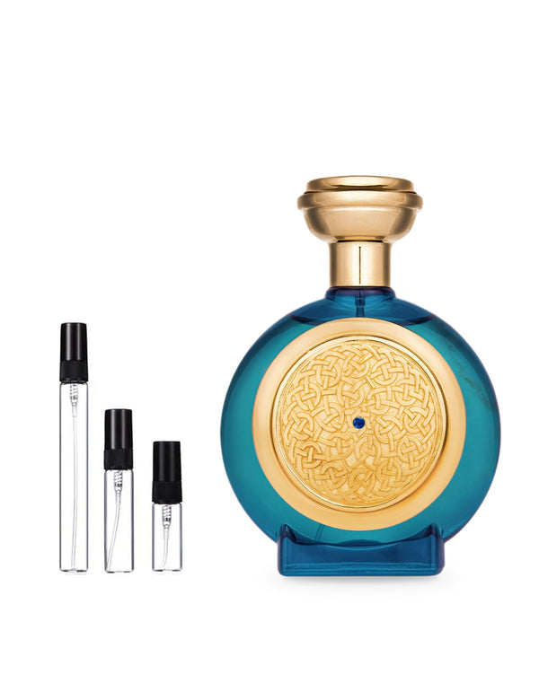 Boadicea the Victorious Aqua Sapphire sample – decant in glazen sprayflesje (2, 5 of 10 ml)