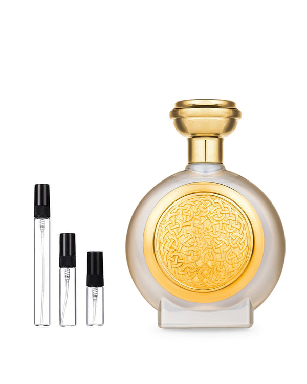 Boadicea the Victorious Jubilee sample – decant in glazen sprayflesje (2, 5 of 10 ml)
