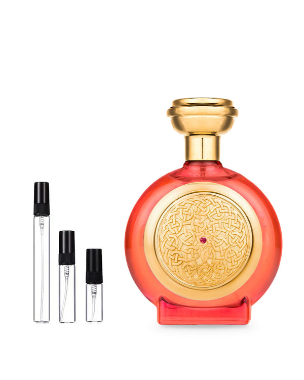 Boadicea the Victorious Rose Sapphire sample – decant in glazen sprayflesje (2, 5 of 10 ml)
