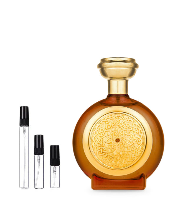 Boadicea the Victorious Tobacco Sapphire sample – decant in glazen sprayflesje (2, 5 of 10 ml)