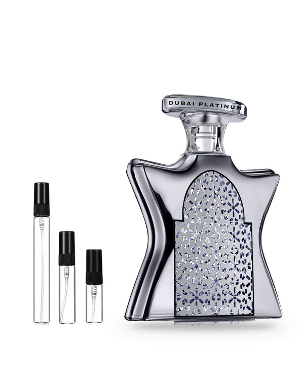 Bond No. 9 Dubai Platinum sample – decant in glazen sprayflesje (2, 5 of 10 ml)