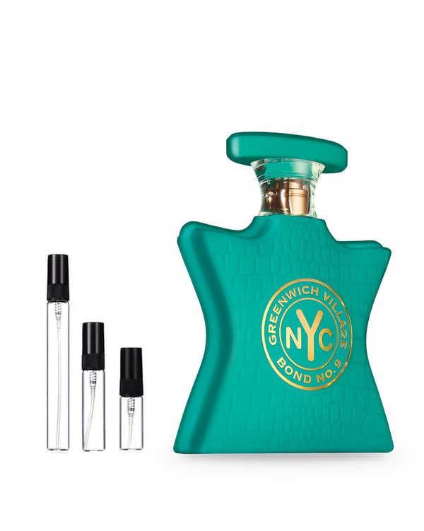 Bond No. 9 Greenwich Village sample – decant in glazen sprayflesje (2, 5 of 10 ml)