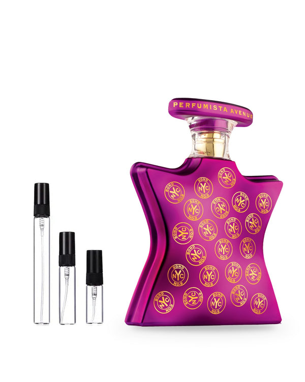 Bond No. 9 Perfumista Avenue sample – decant in glazen sprayflesje (2, 5 of 10 ml)
