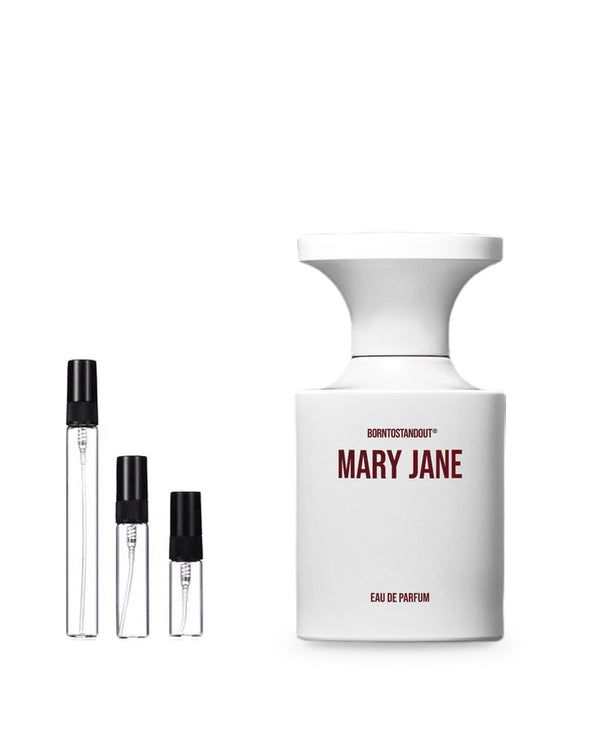 BORNTOSTANDOUT Mary Jane sample – decant in glazen sprayflesje (2, 5 of 10 ml)