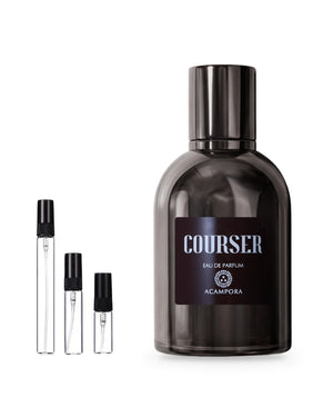 Bruno Acampora Courser sample – decant in glazen sprayflesje (2, 5 of 10 ml)