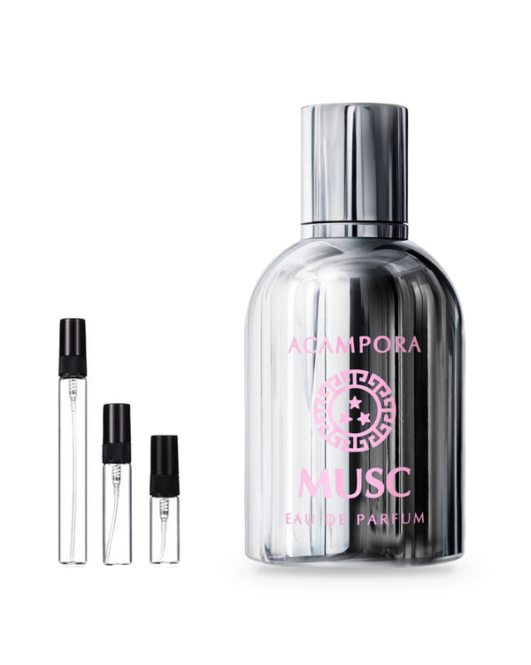 Bruno Acampora Musc sample – decant in glazen sprayflesje (2, 5 of 10 ml)