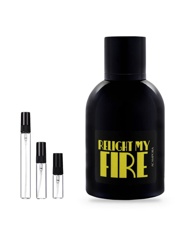 Bruno Acampora Relight My Fire sample – decant in glazen sprayflesje (2, 5 of 10 ml)