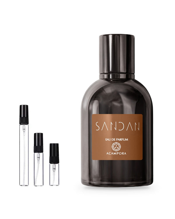 Bruno Acampora Sandan sample – decant in glazen sprayflesje (2, 5 of 10 ml)
