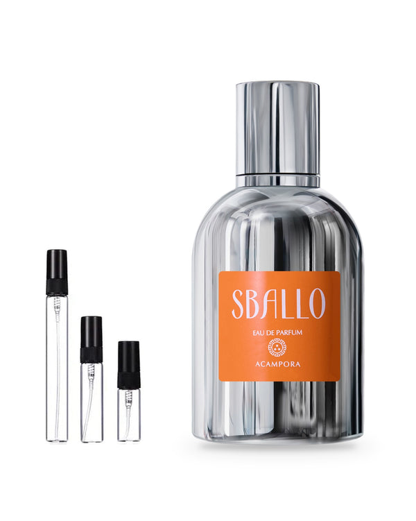Bruno Acampora Sballo sample – decant in glazen sprayflesje (2, 5 of 10 ml)
