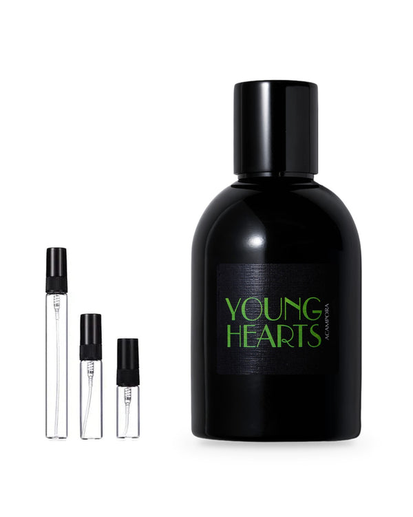 Bruno Acampora Young Hearts sample – decant in glazen sprayflesje (2, 5 of 10 ml)