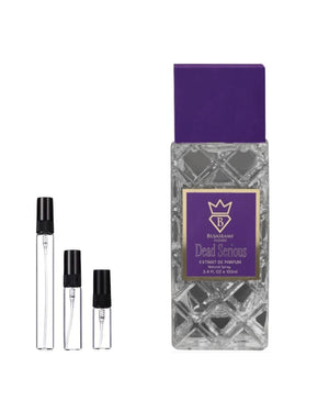 Bujairami Dead Serious sample – decant in glazen sprayflesje (2, 5 of 10 ml)