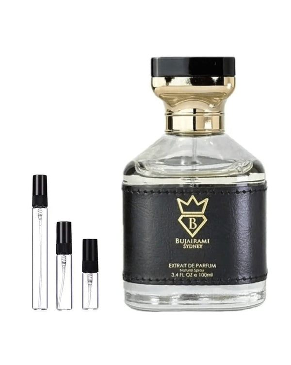 Bujairami Kingsman sample – decant in glazen sprayflesje (2, 5 of 10 ml)