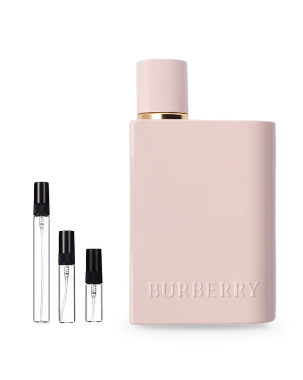 Burberry Her Elixir sample – decant in glazen sprayflesje (2, 5 of 10 ml)