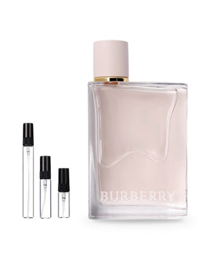 Burberry Her sample – decant in glazen sprayflesje (2, 5 of 10 ml)