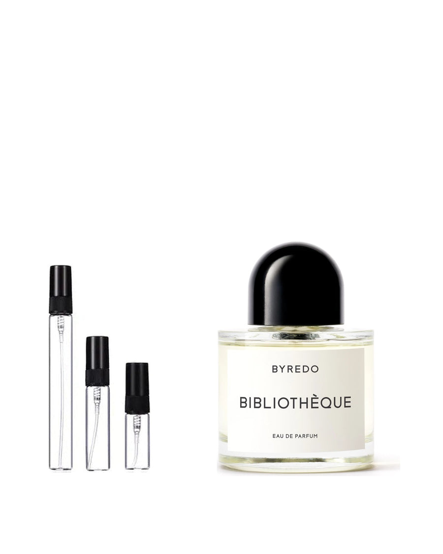 Byredo Bibliothèque sample – decant in glazen sprayflesje (2, 5 of 10 ml)