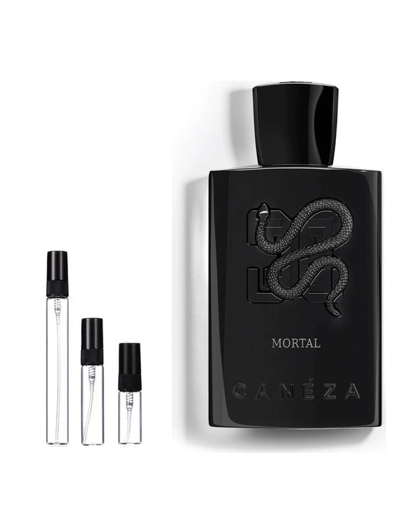 Caneza Mortal sample – decant in glazen sprayflesje (2, 5 of 10 ml)