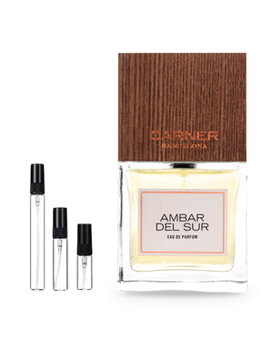 Carner Barcelona Ambar Del Sur sample – decant in glazen sprayflesje (2, 5 of 10 ml)