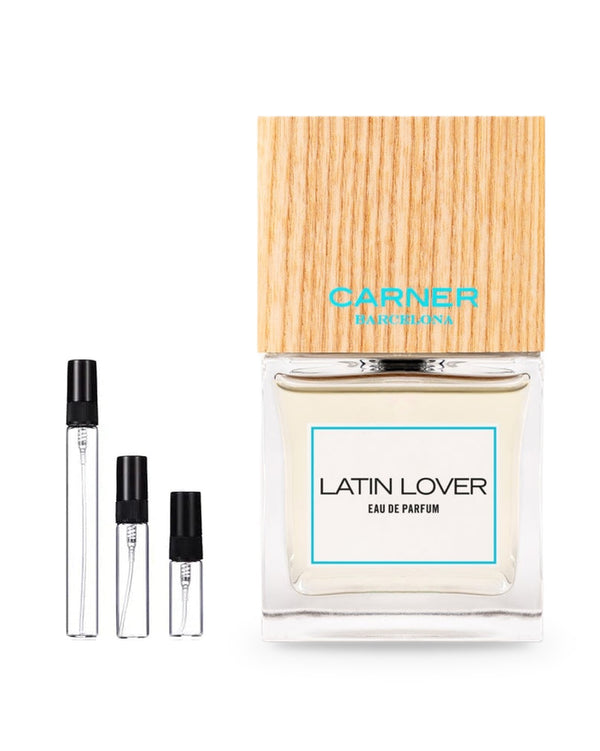 Carner Barcelona Latin Lover sample – decant in glazen sprayflesje (2, 5 of 10 ml)