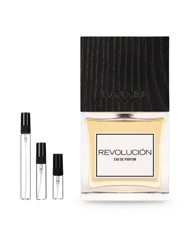 Carner Barcelona Revolución sample – decant in glazen sprayflesje (2, 5 of 10 ml)