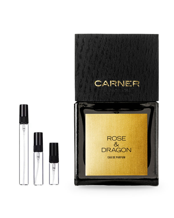 Carner Barcelona Rose & Dragon sample – decant in glazen sprayflesje (2, 5 of 10 ml)