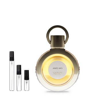 Caron Aimez - Moi sample – decant in glazen sprayflesje (2, 5 of 10 ml)