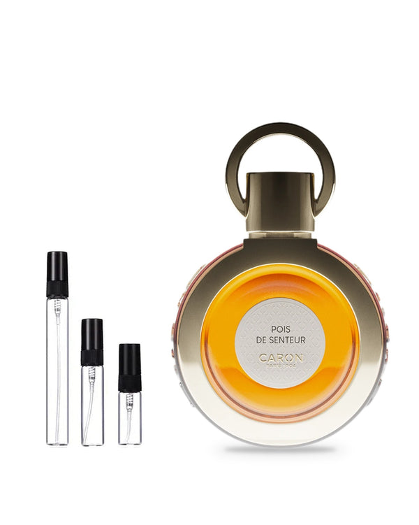 Caron Pois de Senteur sample – decant in glazen sprayflesje (2, 5 of 10 ml)