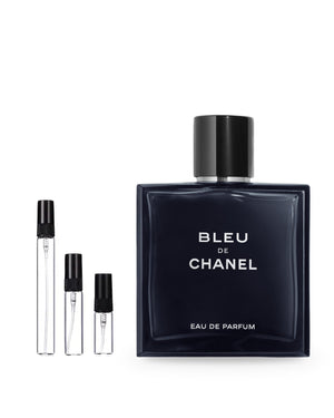 Chanel Bleu de Chanel sample – decant in glazen sprayflesje (2, 5 of 10 ml)