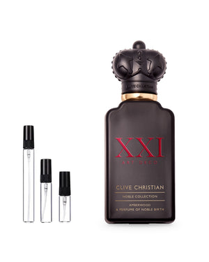 Clive Christian Amberwood sample – decant in glazen sprayflesje (2, 5 of 10 ml)
