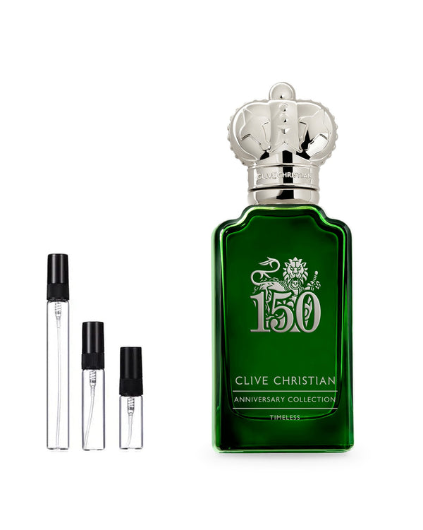 Clive Christian Timeless sample – decant in glazen sprayflesje (2, 5 of 10 ml)