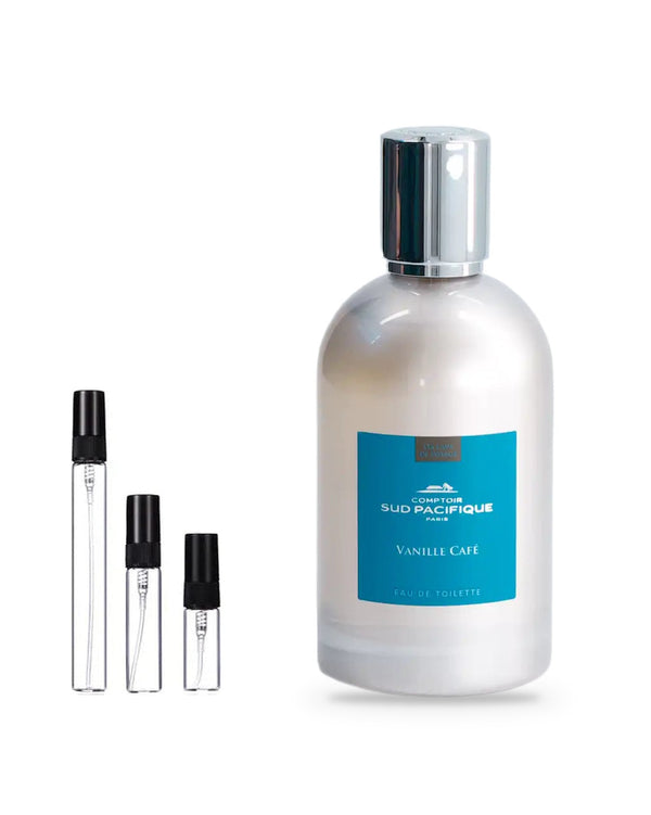 Comptoir Sud Pacifique Vanille Café sample – decant in glazen sprayflesje (2, 5 of 10 ml)