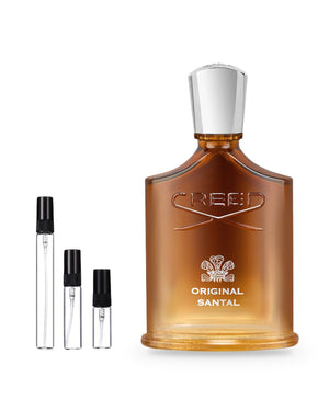 Creed Original Santal sample – decant in glazen sprayflesje (2, 5 of 10 ml)