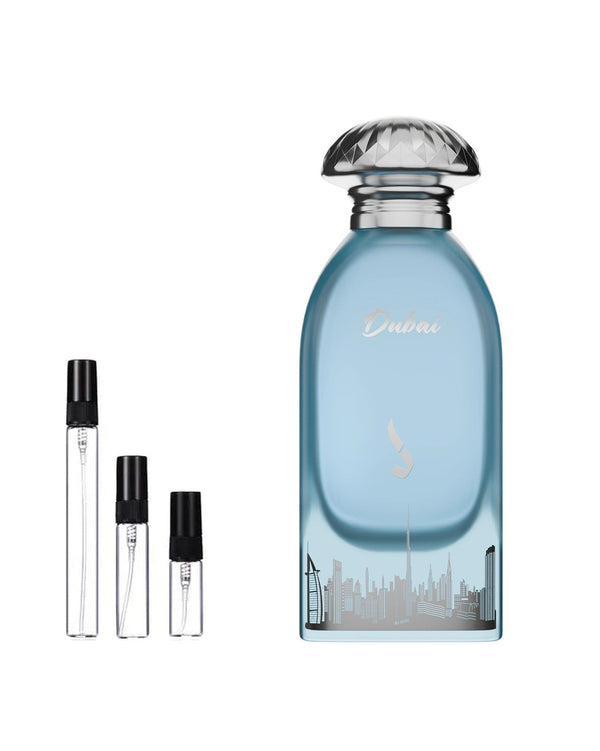Dkhoon Emirates Dubai sample – decant in glazen sprayflesje (2, 5 of 10 ml)