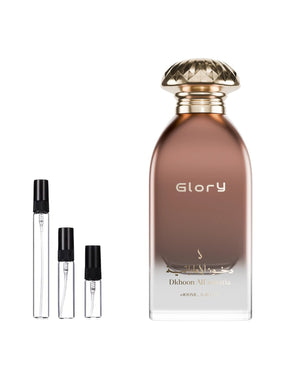 Dkhoon Emirates Glory sample – decant in glazen sprayflesje (2, 5 of 10 ml)