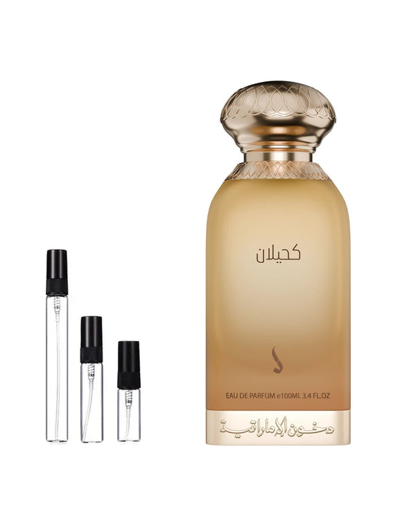 Dkhoon Emirates Kuhaylan sample – decant in glazen sprayflesje (2, 5 of 10 ml)