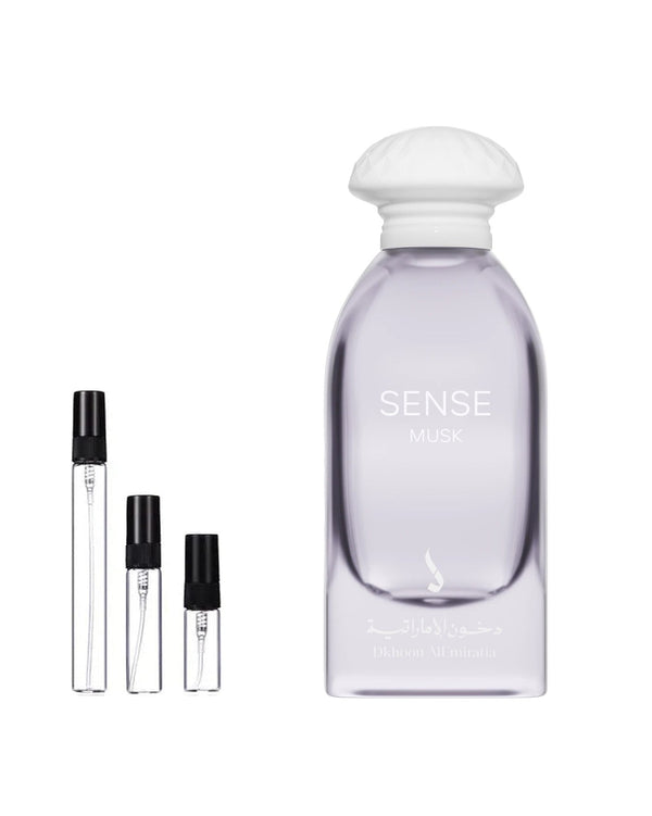Dkhoon Emirates Sense Musk sample – decant in glazen sprayflesje (2, 5 of 10 ml)