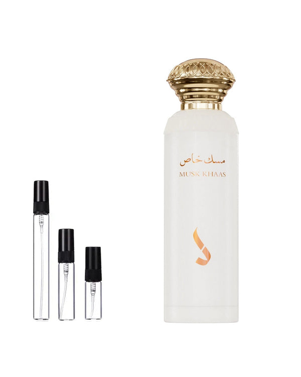 Dkhoon Emirates Special Musk sample – decant in glazen sprayflesje (2, 5 of 10 ml)