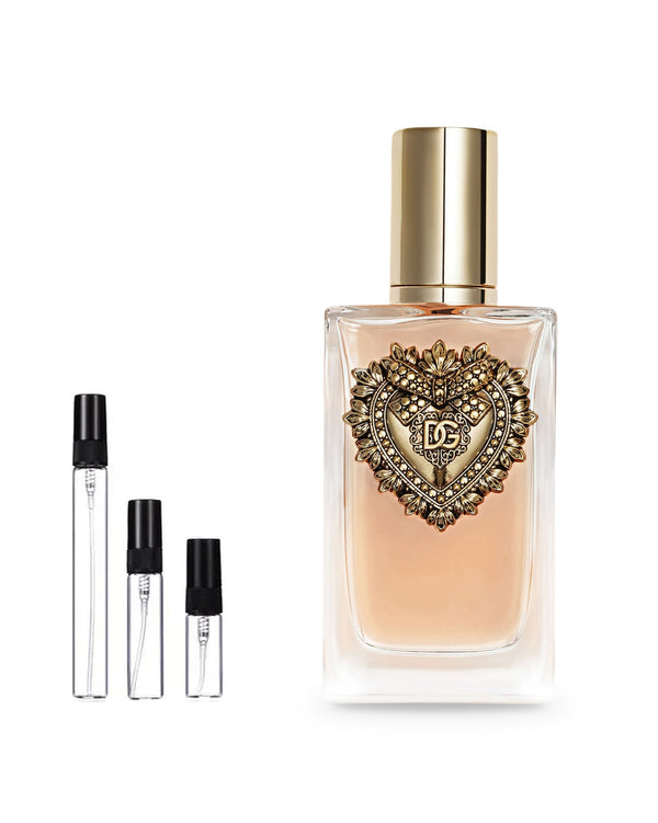 Dolce & Gabbana Devotion sample – decant in glazen sprayflesje (2, 5 of 10 ml)