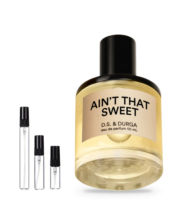 D.S. & Durga Ain't That Sweet sample – decant in glazen sprayflesje (2, 5 of 10 ml)