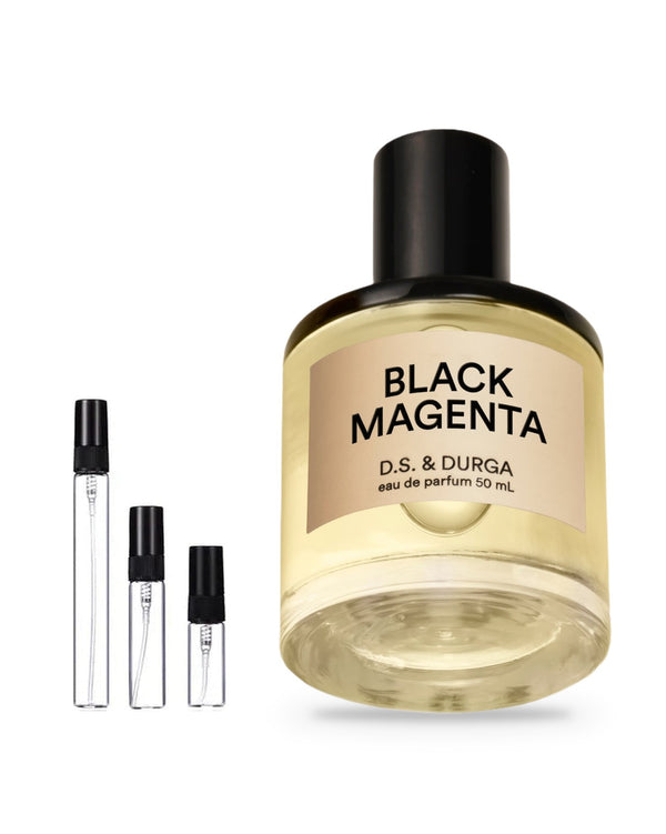 D.S. & Durga Black Magenta sample – decant in glazen sprayflesje (2, 5 of 10 ml)