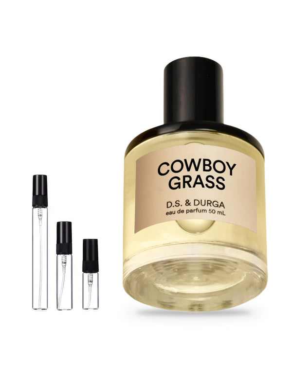 D.S. & Durga Cowboy Grass sample – decant in glazen sprayflesje (2, 5 of 10 ml)