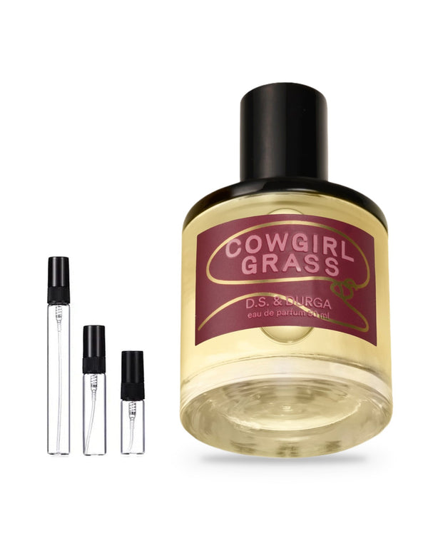 D.S. & Durga Cowgirl Grass sample – decant in glazen sprayflesje (2, 5 of 10 ml)
