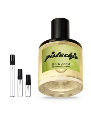 D.S. & Durga Pistachio sample – decant in glazen sprayflesje (2, 5 of 10 ml)