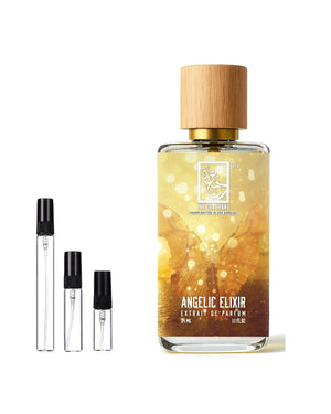 Dua Fragrances Dua Angelic Elixir Extrait sample – decant in glazen sprayflesje (2, 5 of 10 ml)
