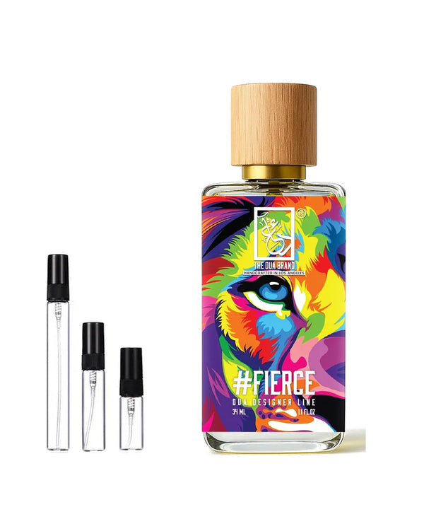 Dua Fragrances Dua Fierce Extrait sample – decant in glazen sprayflesje (2, 5 of 10 ml)